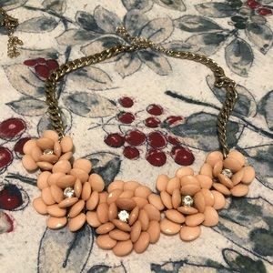 Floral statement necklace